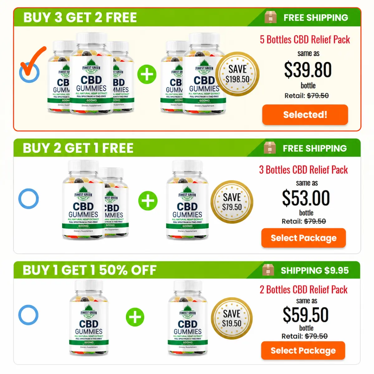 Forest Green Farms CBD Gummies