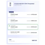 bmiMD Compounded GLP-1GIP (Tirzepatide) Price